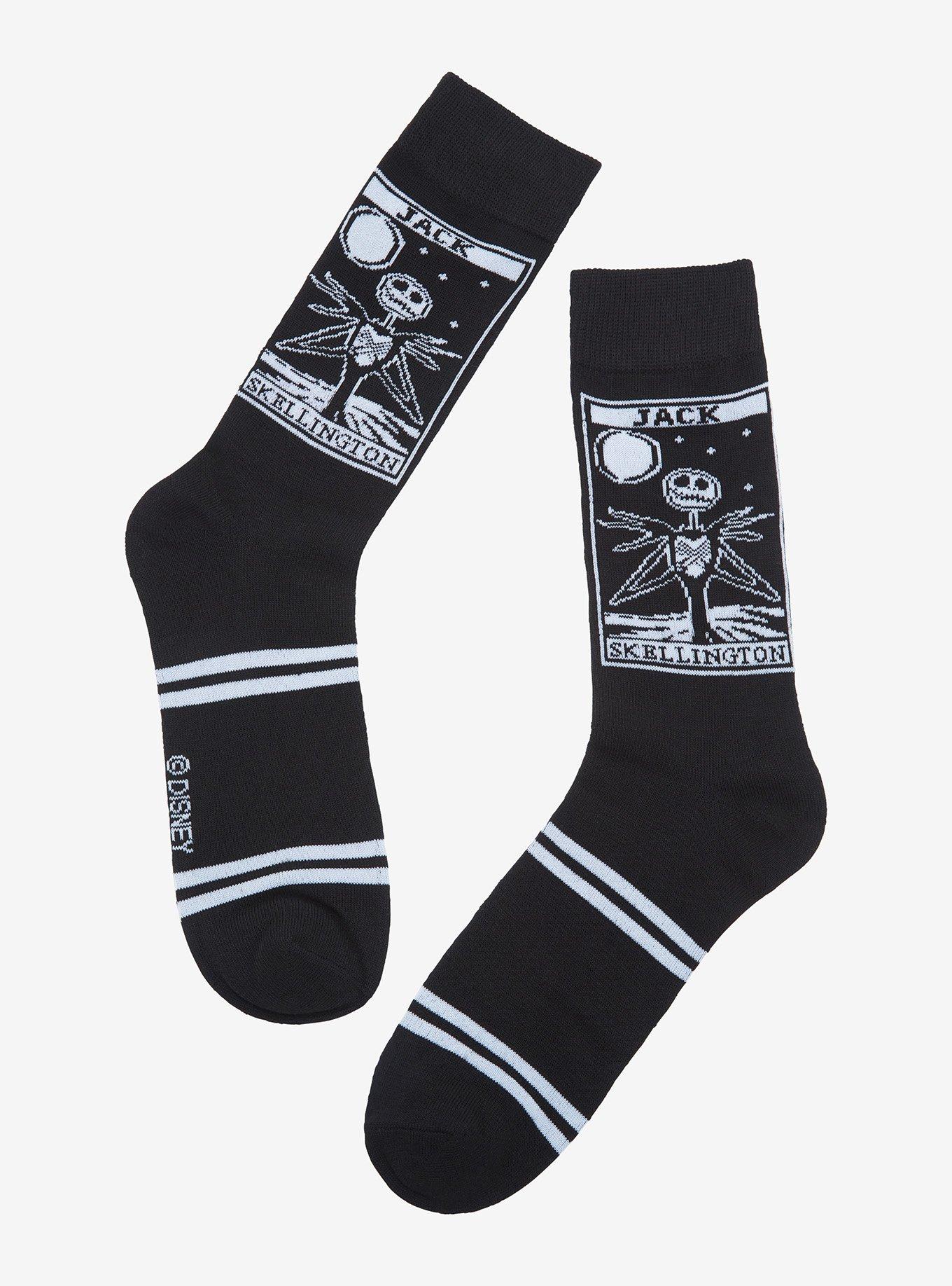 The Nightmare Before Christmas Jack Skellington Tarot Crew Socks | Hot ...