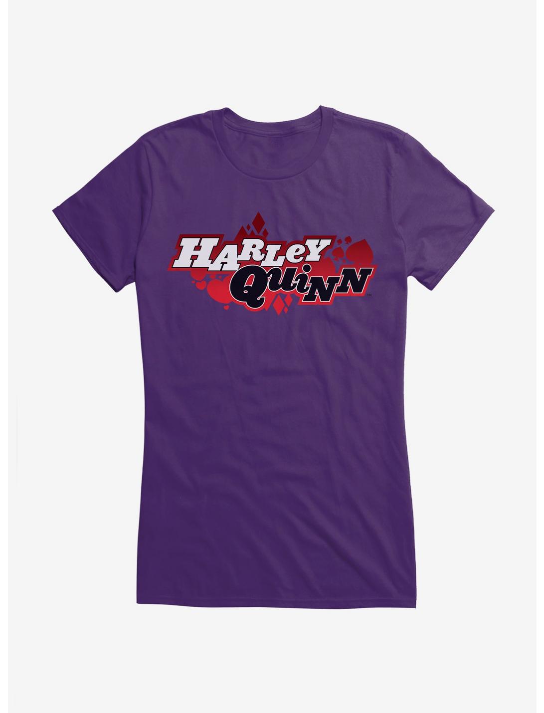 DC Comics Harley Quinn Cosplay Girls T-Shirt, PURPLE, hi-res