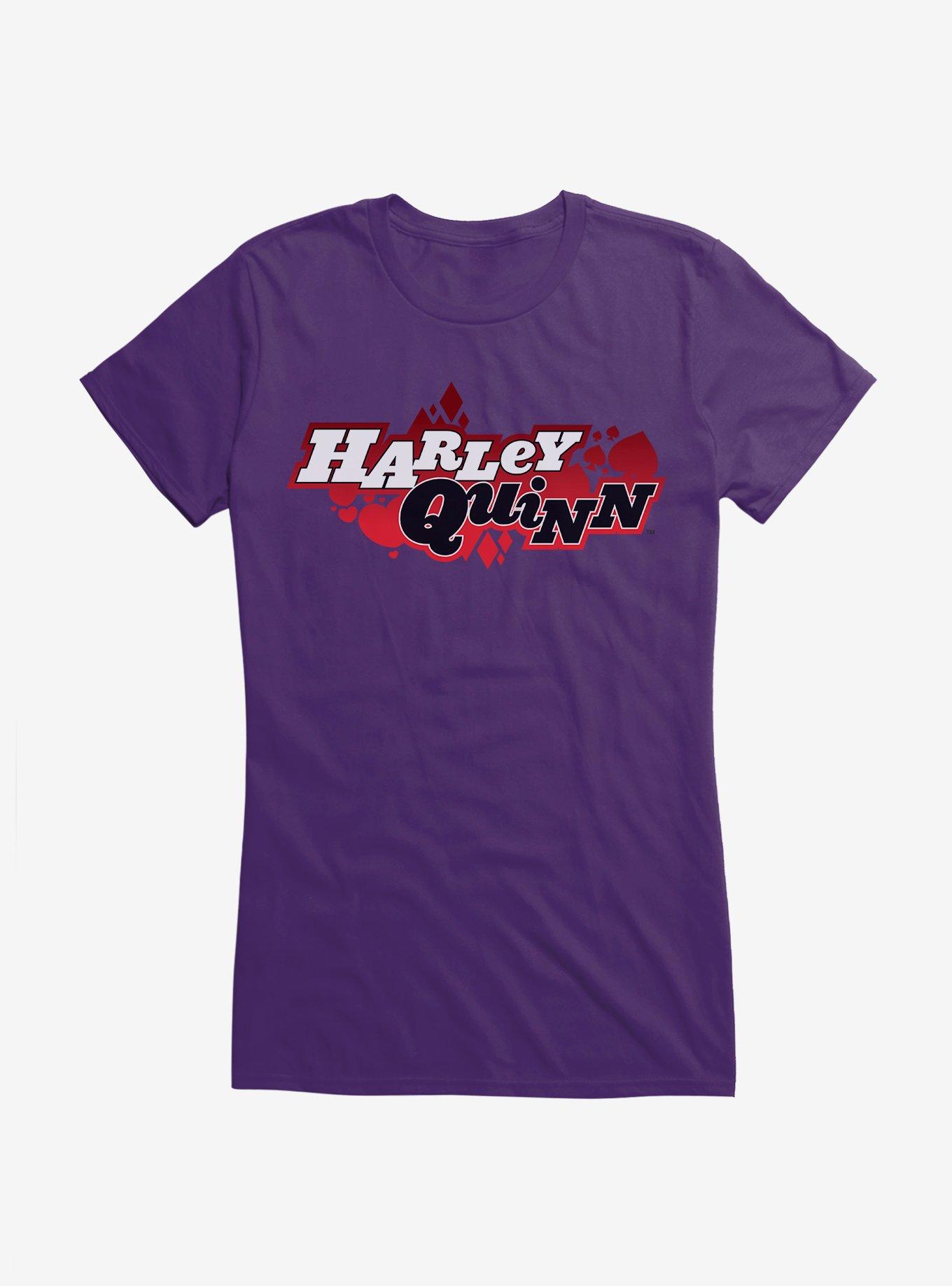DC Comics Harley Quinn Cosplay Girls T-Shirt, PURPLE, hi-res