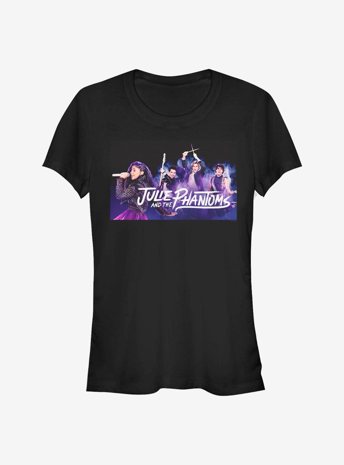 Julie And The Phantoms Julie Jump Group Shot Girls T-Shirt, BLACK, hi-res