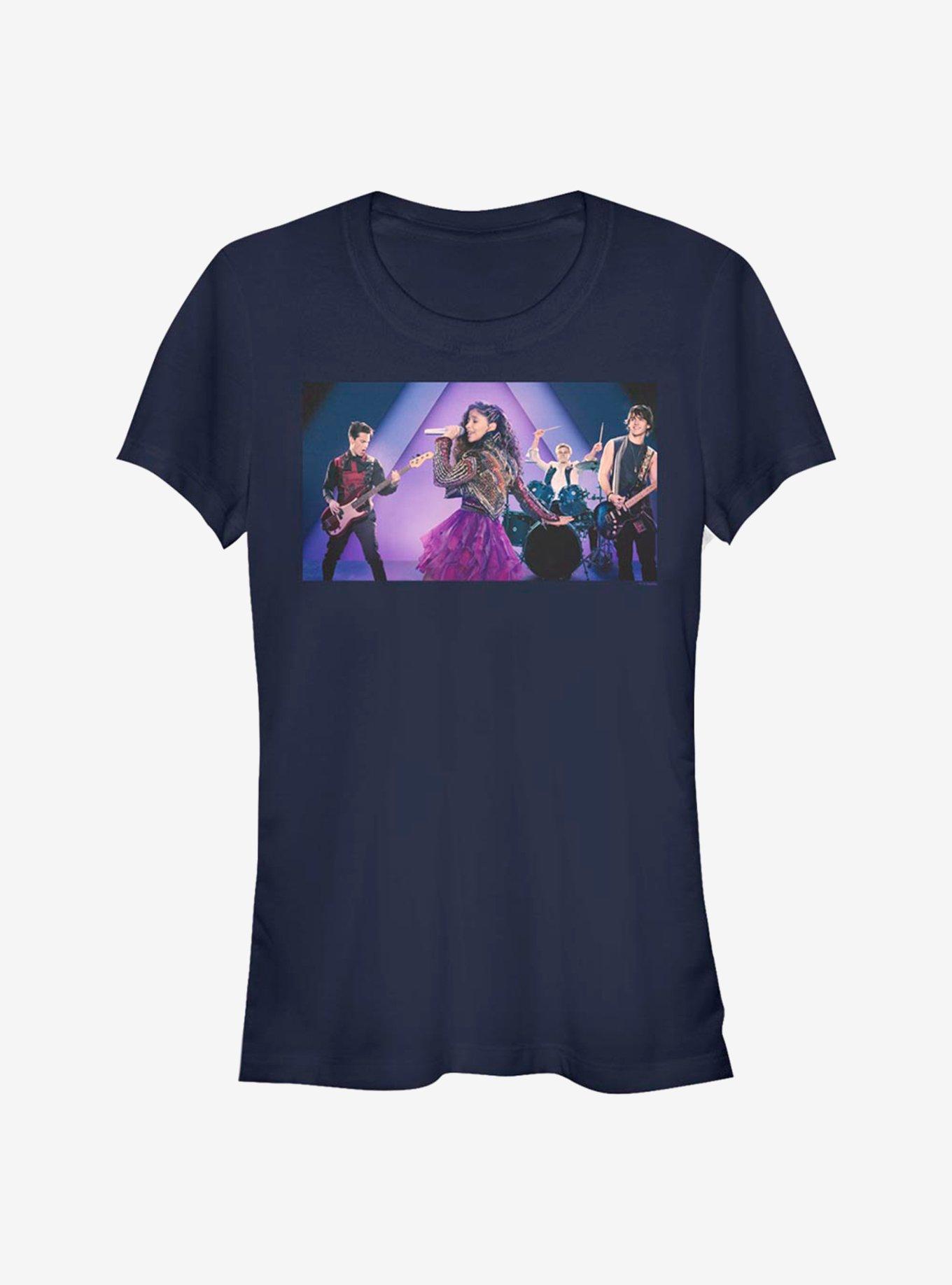 Julie And The Phantoms Julie On Stage Girls T-Shirt, NAVY, hi-res