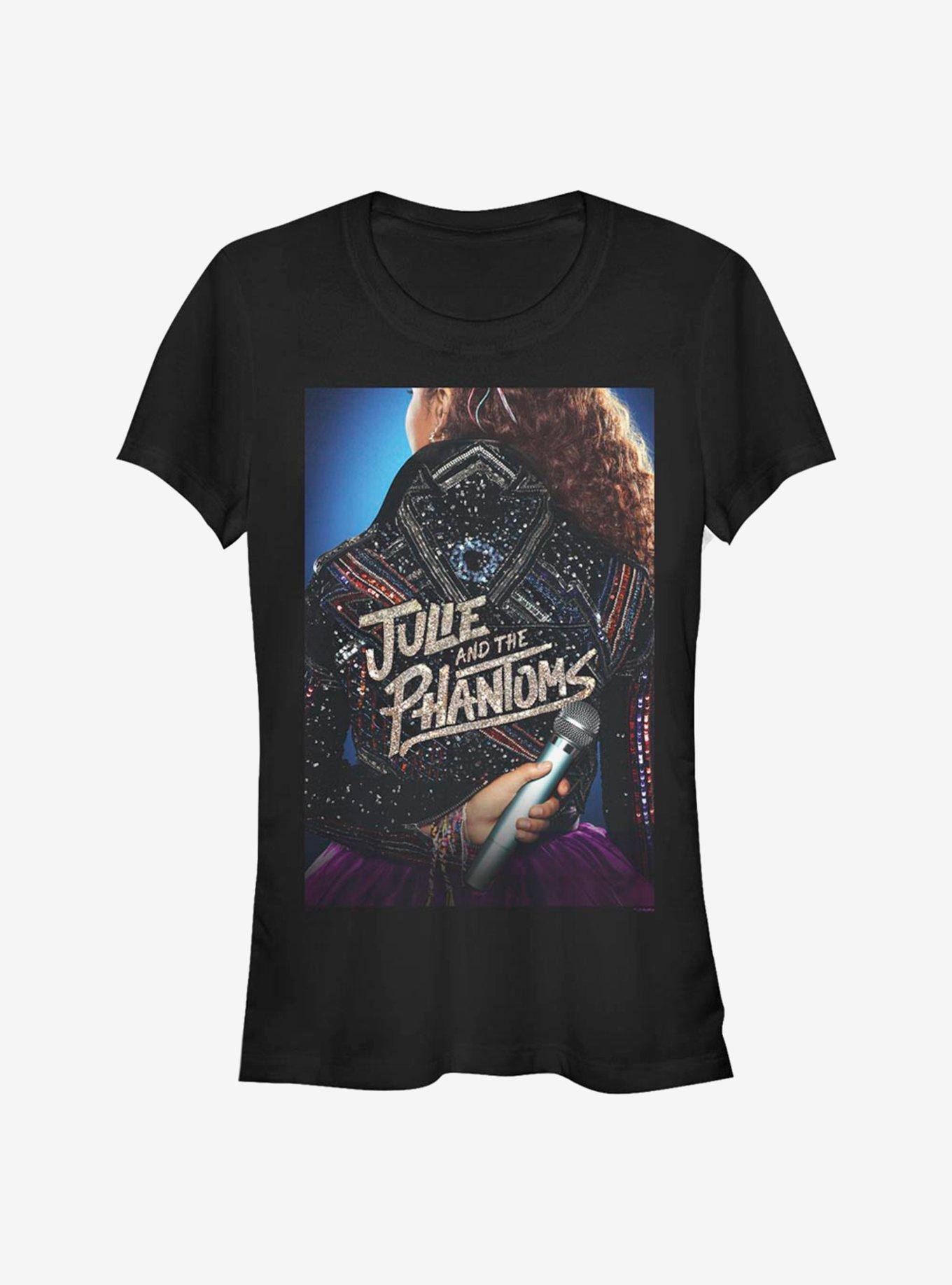 Julie And The Phantoms Mic Girls T-Shirt, BLACK, hi-res