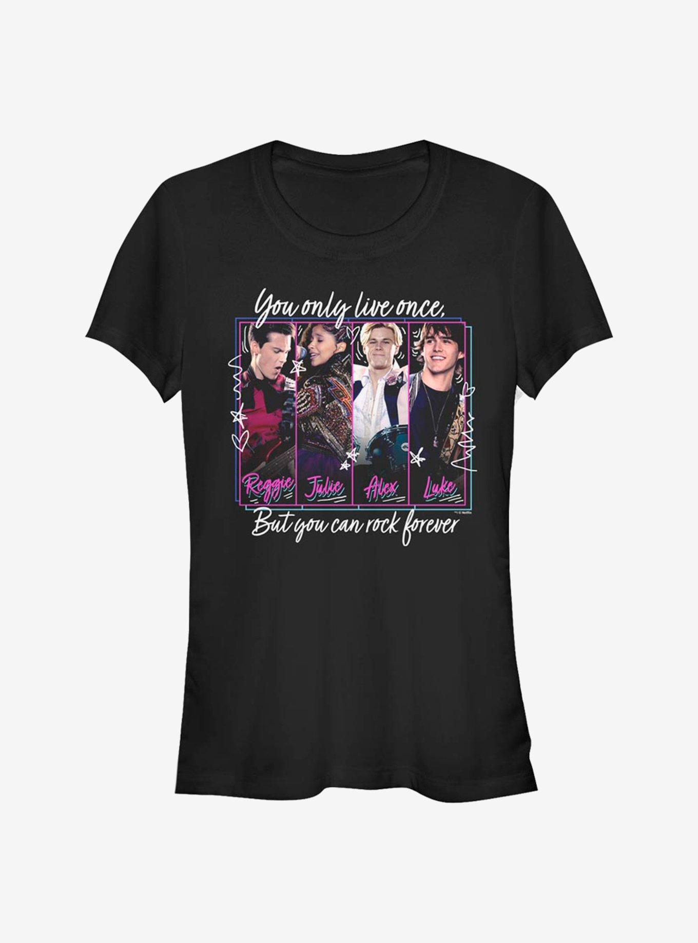 Julie And The Phantoms Phantom Group Girls T-Shirt, BLACK, hi-res