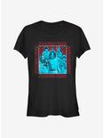 Stranger Things Group Shot Girls T-Shirt, BLACK, hi-res