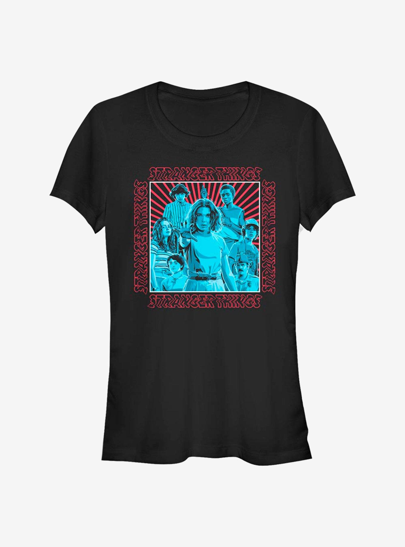 Stranger Things Group Shot Girls T-Shirt, , hi-res