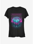 Stranger Things Neon Group Girls T-Shirt, BLACK, hi-res