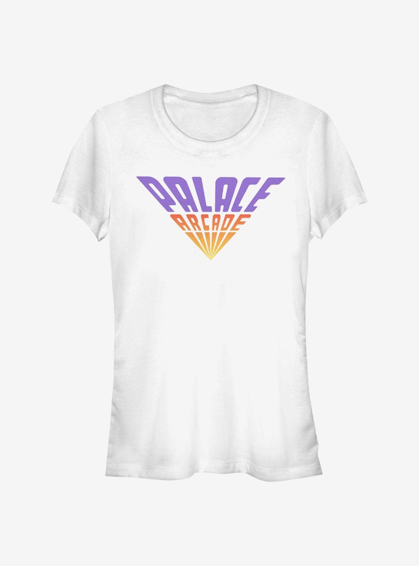 Stranger Things Palace Arcade Girls T-Shirt, WHITE, hi-res