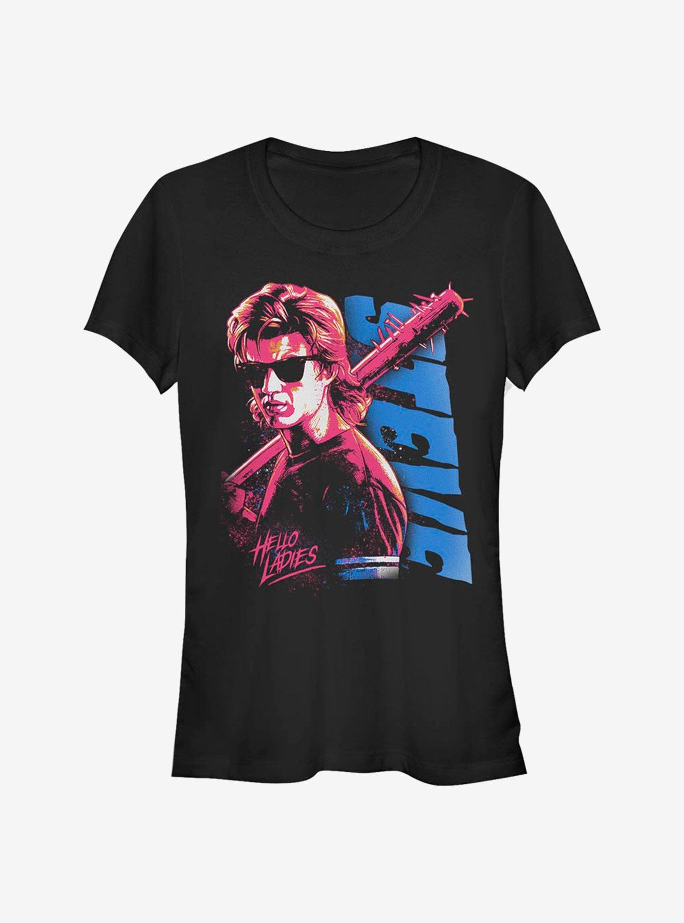 Stranger Things Splatterpunk Steve Girls T-Shirt, , hi-res