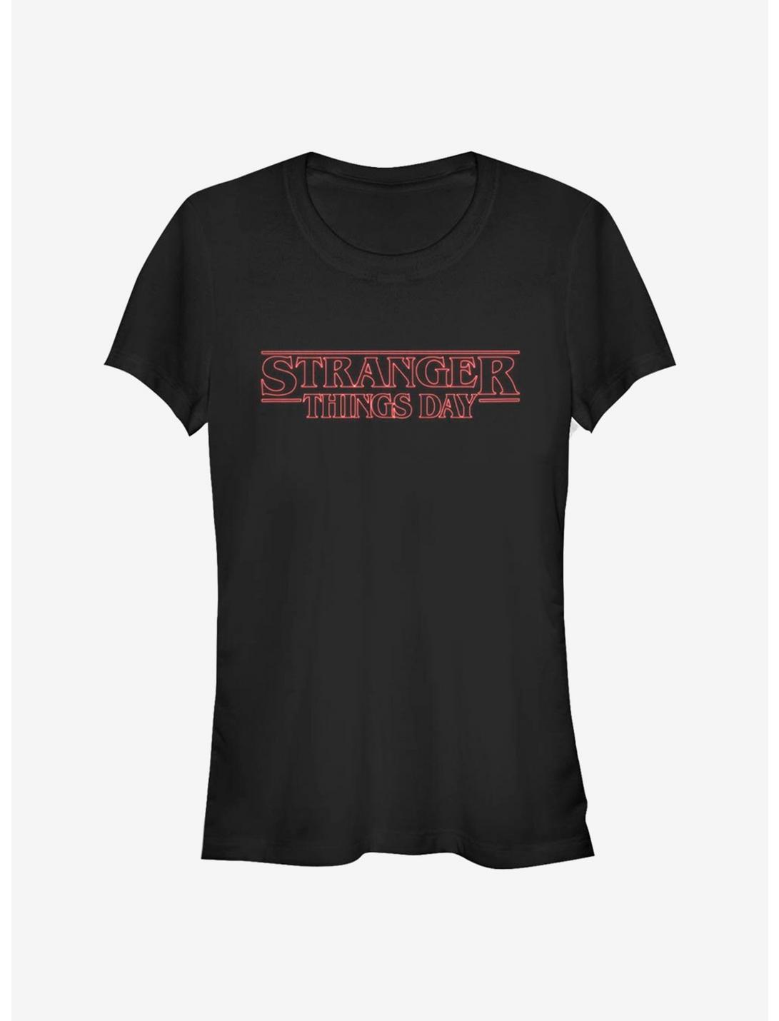 Stranger Things Stranger Things Day Girls T-Shirt, BLACK, hi-res