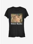 Outer Banks Classic Group Shot Girls T-Shirt, BLACK, hi-res