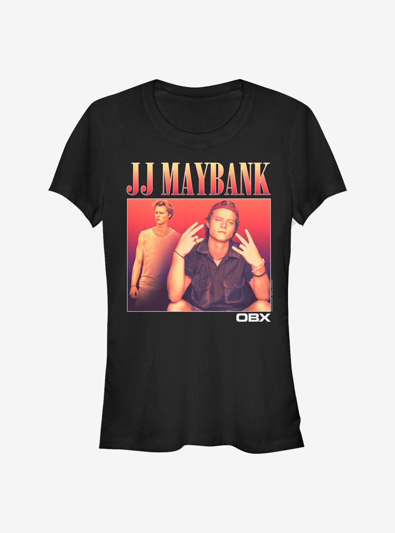 Outer Banks JJ Maybank OBX Girls T-Shirt, BLACK, hi-res