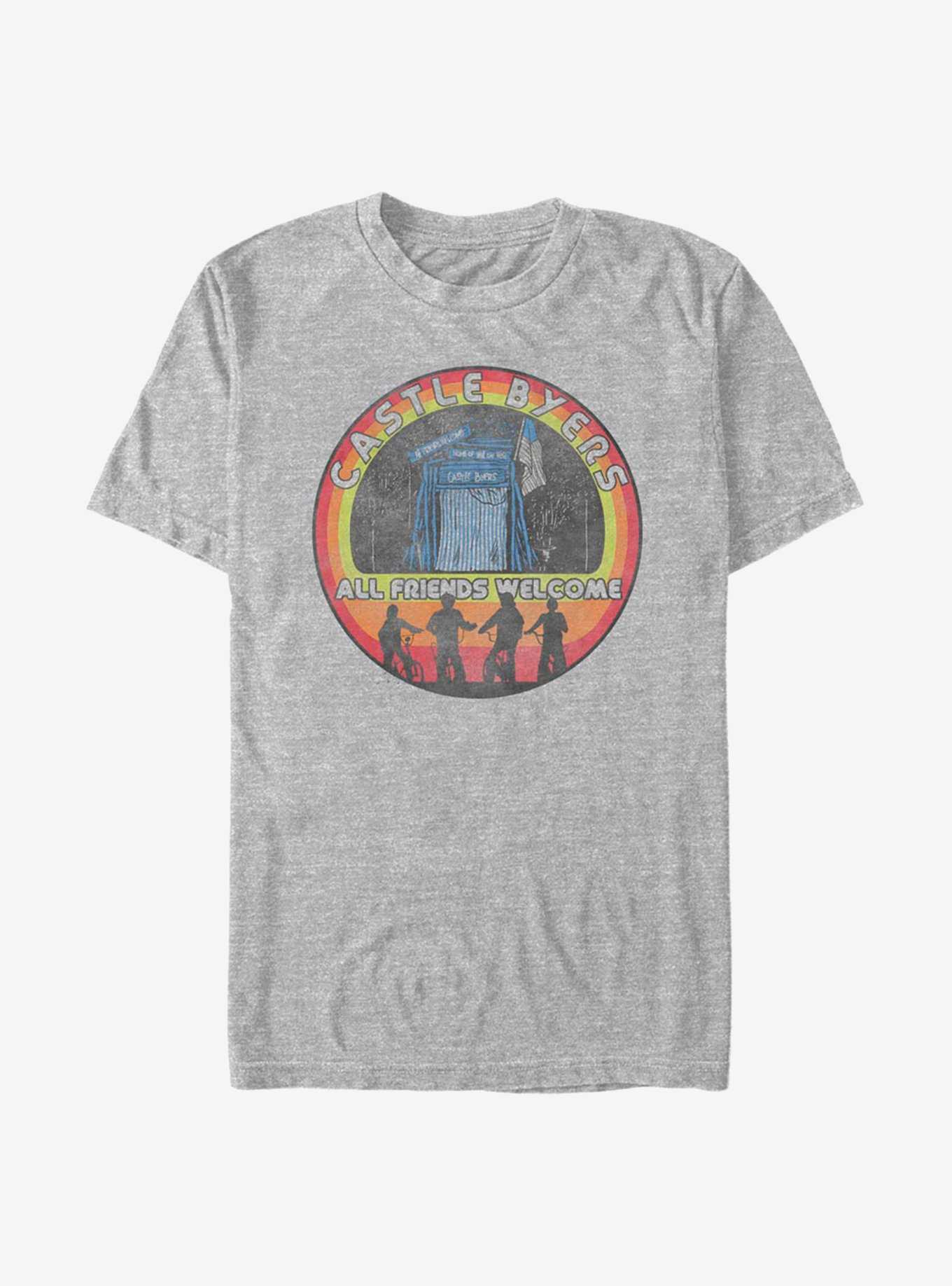 Stranger Things Castle Byers All Friends Welcome T-Shirt, , hi-res