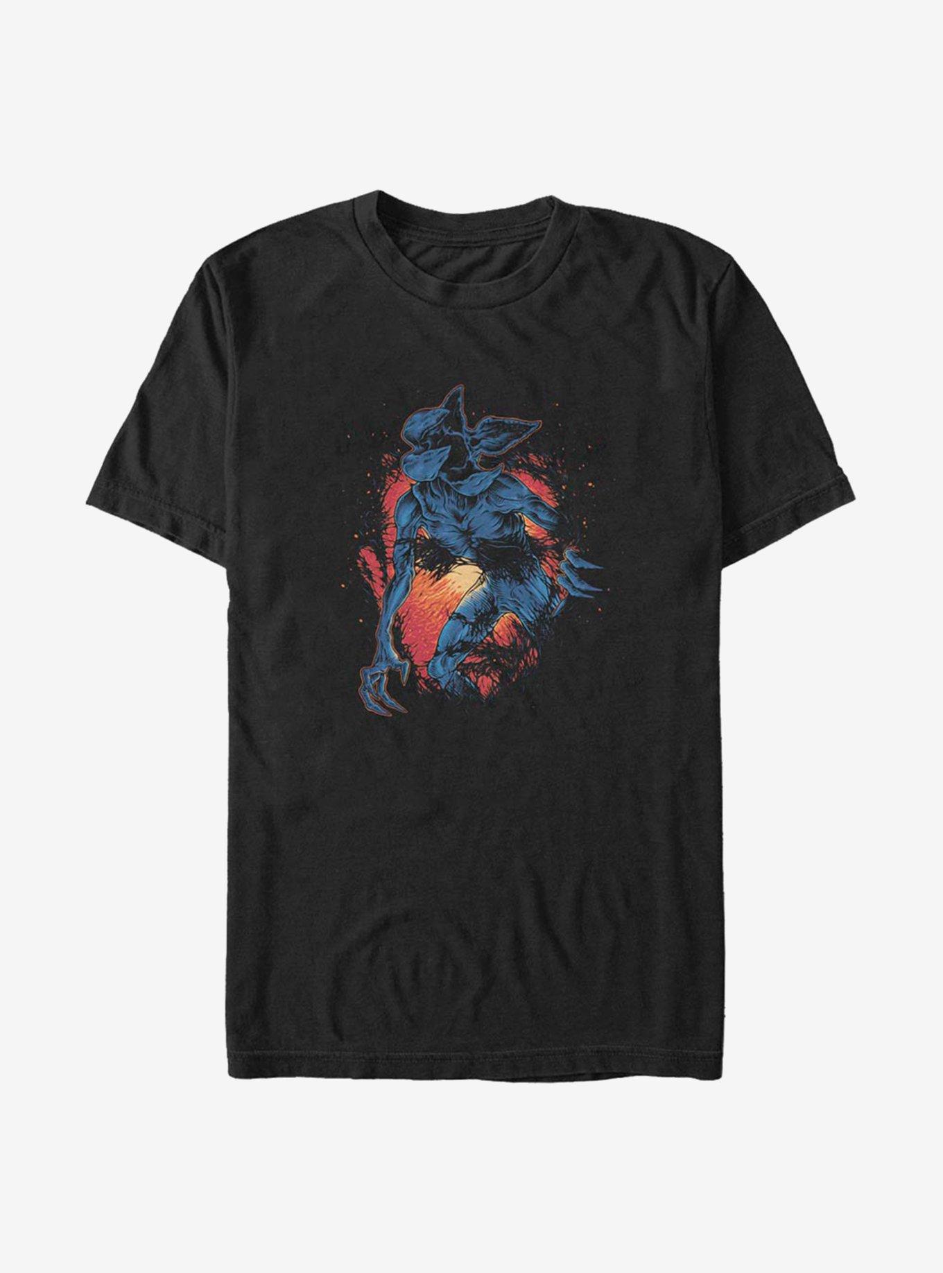 Stranger Things Demogorgon T-Shirt, BLACK, hi-res