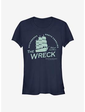 Outer Banks The Wreck Restaurant Girls T-Shirt, , hi-res