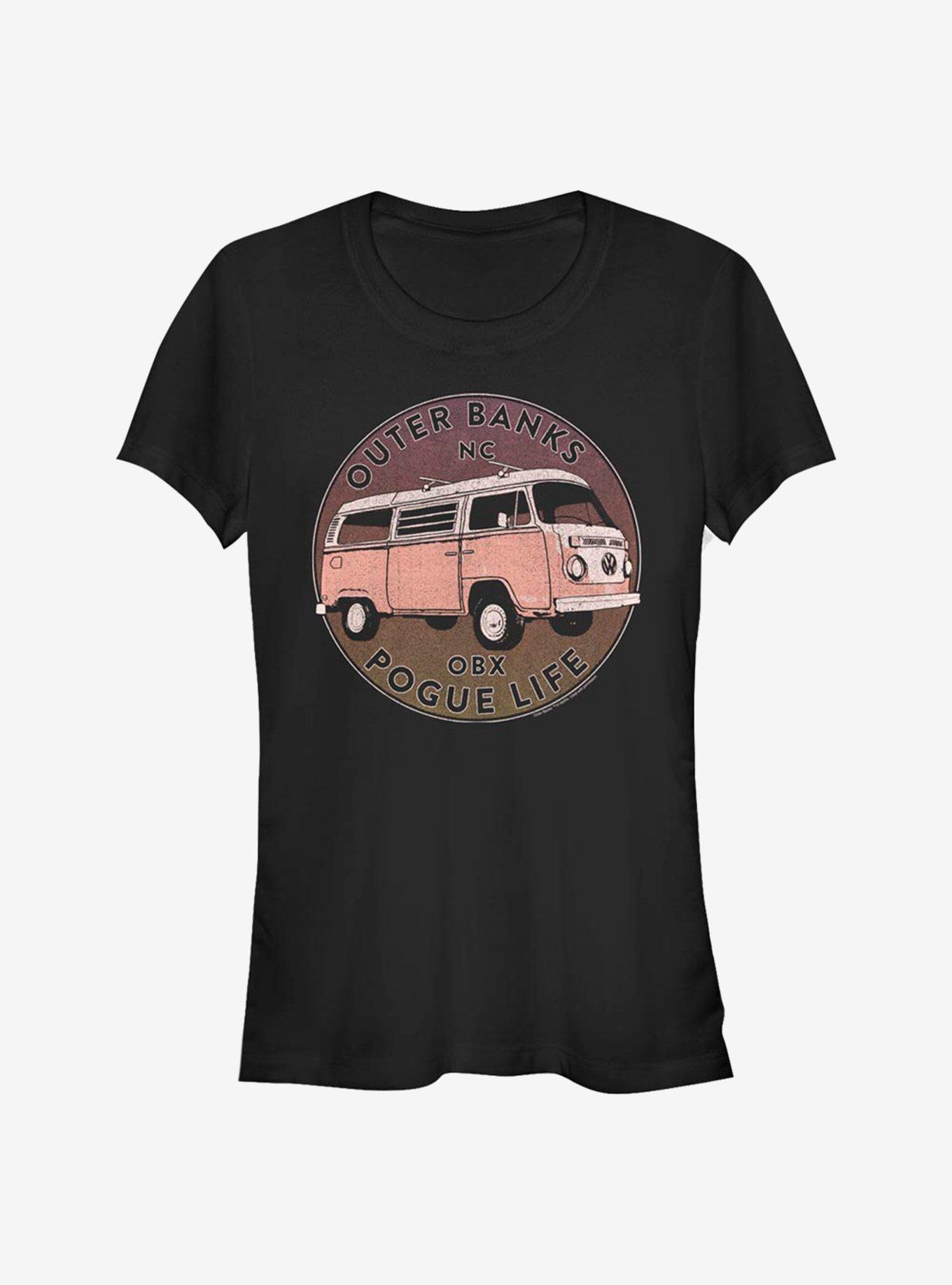 Outer Banks Van Life Girls T-Shirt, BLACK, hi-res