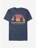 Outer Banks NC Tourist T-Shirt, NAVY HTR, hi-res