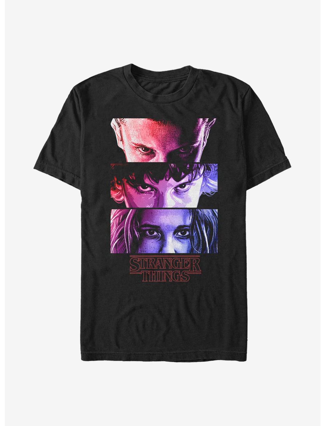 Stranger Things Eleven Eyes T-Shirt, BLACK, hi-res