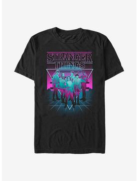 Plus Size Stranger Things Neon Group T-Shirt, , hi-res