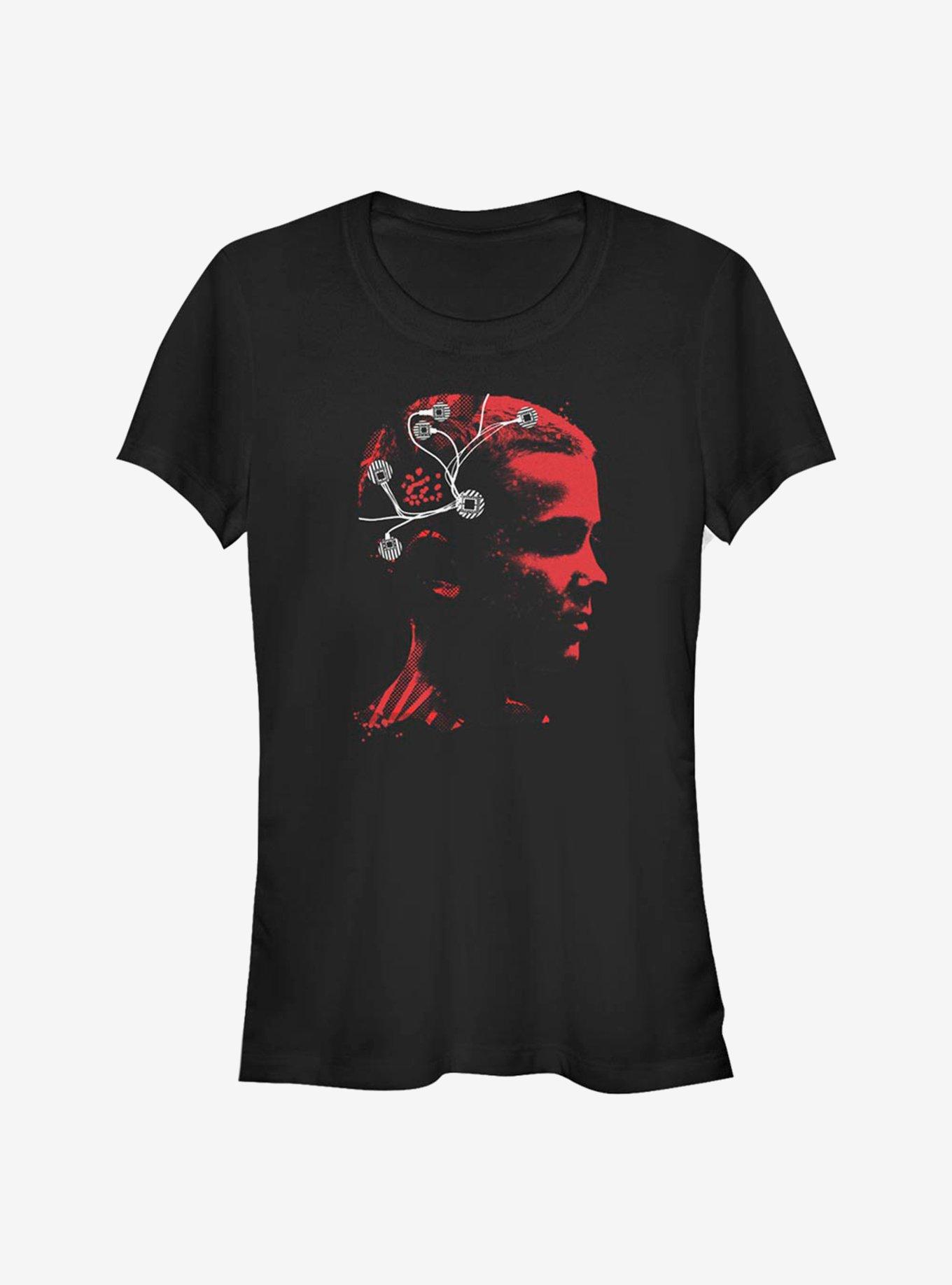 Stranger Things Eleven Research Girls T-Shirt, BLACK, hi-res