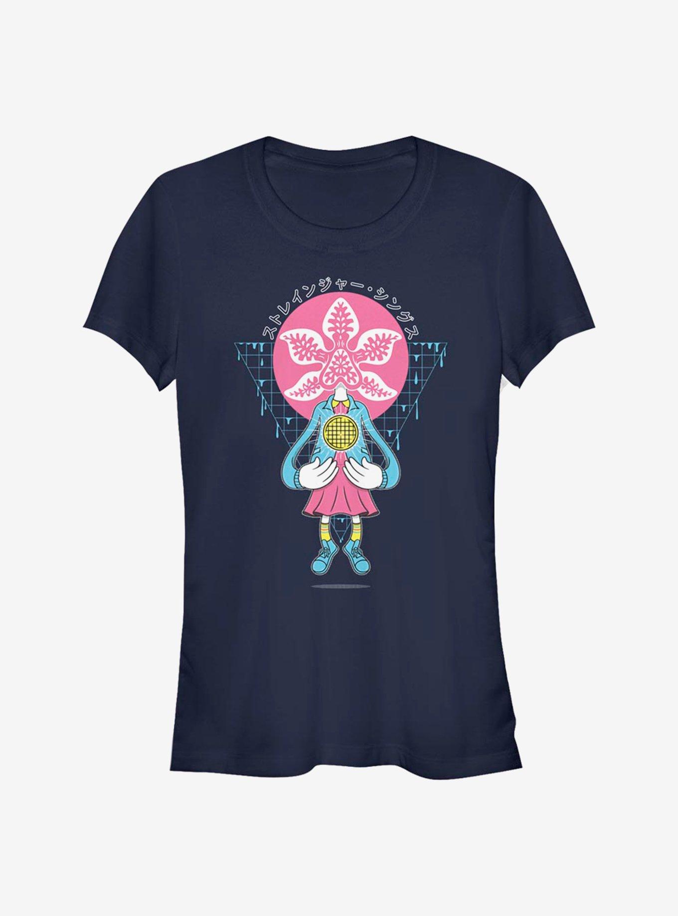 Stranger Things Mashup Girls T-Shirt, NAVY, hi-res