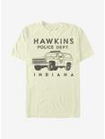 Stranger Things Hawkins Police Dept. T-Shirt, NATURAL, hi-res
