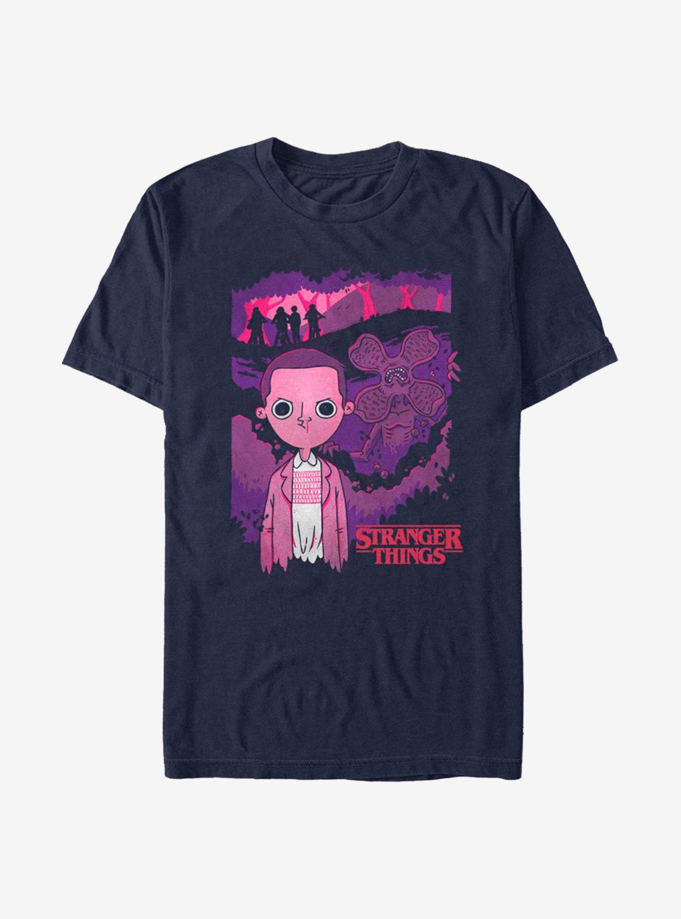 Stranger Things Lurking T-Shirt, NAVY, hi-res