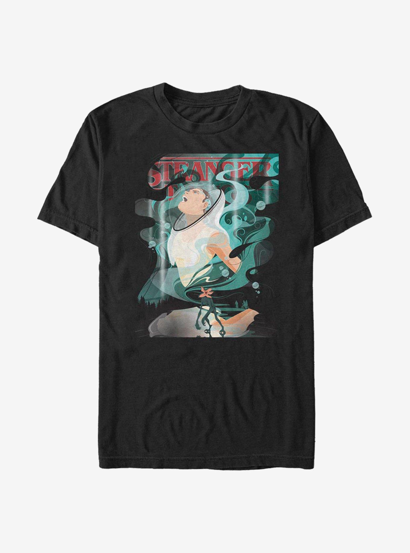 Stranger Things Upside Down Eleven T-Shirt, BLACK, hi-res