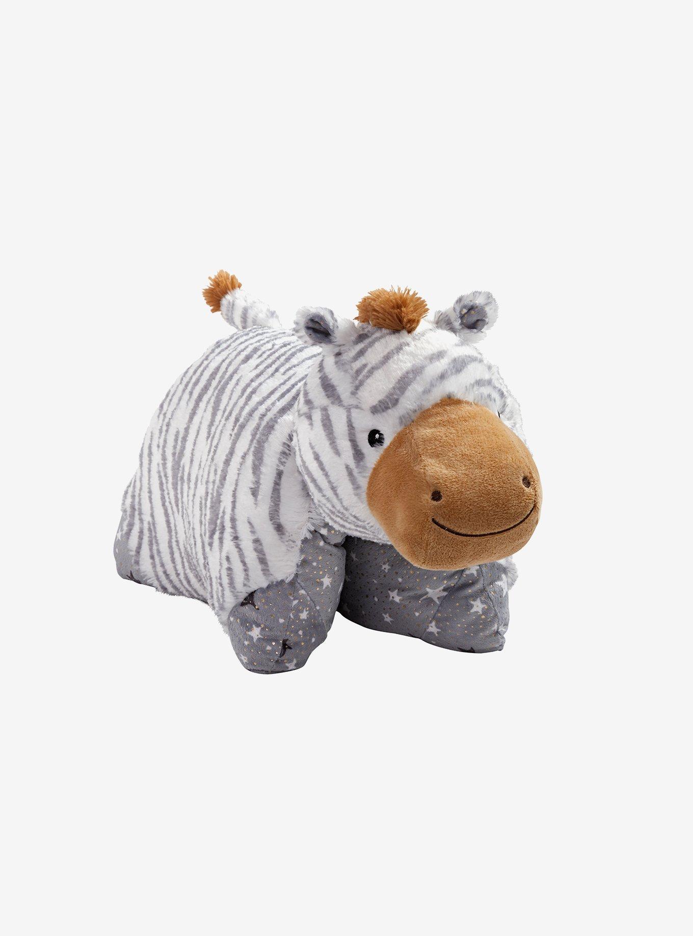 Naturally Comfy Zebra Pillow Pets Plush Toy, , hi-res