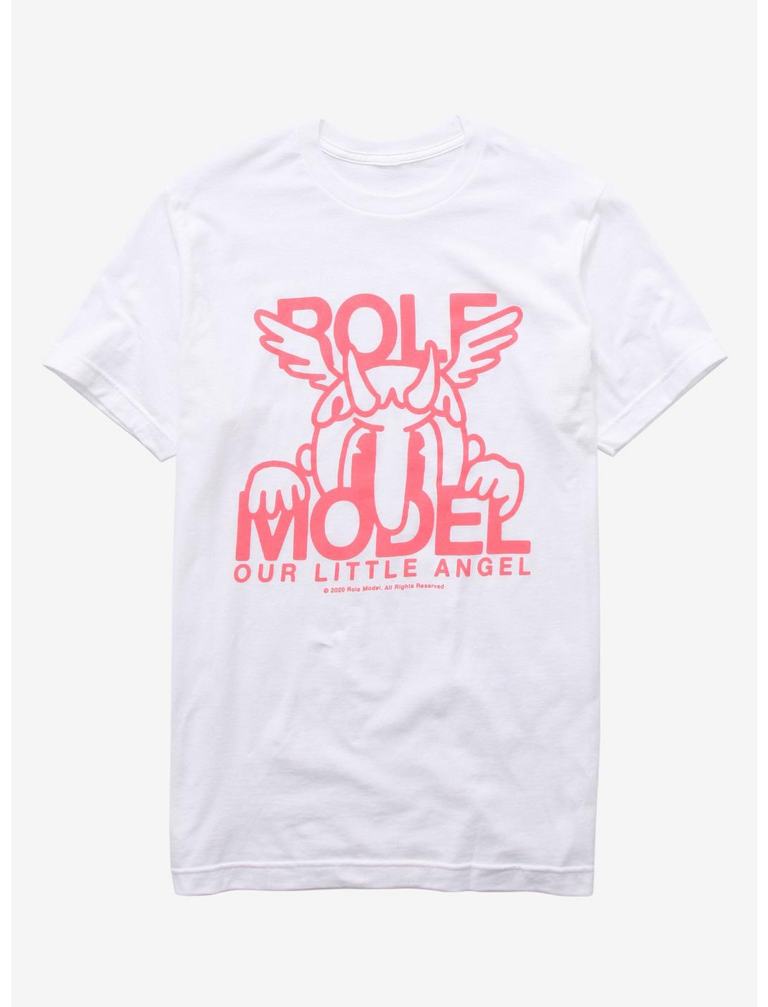 ROLE MODEL Our Little Angel T-Shirt, BRIGHT WHITE, hi-res