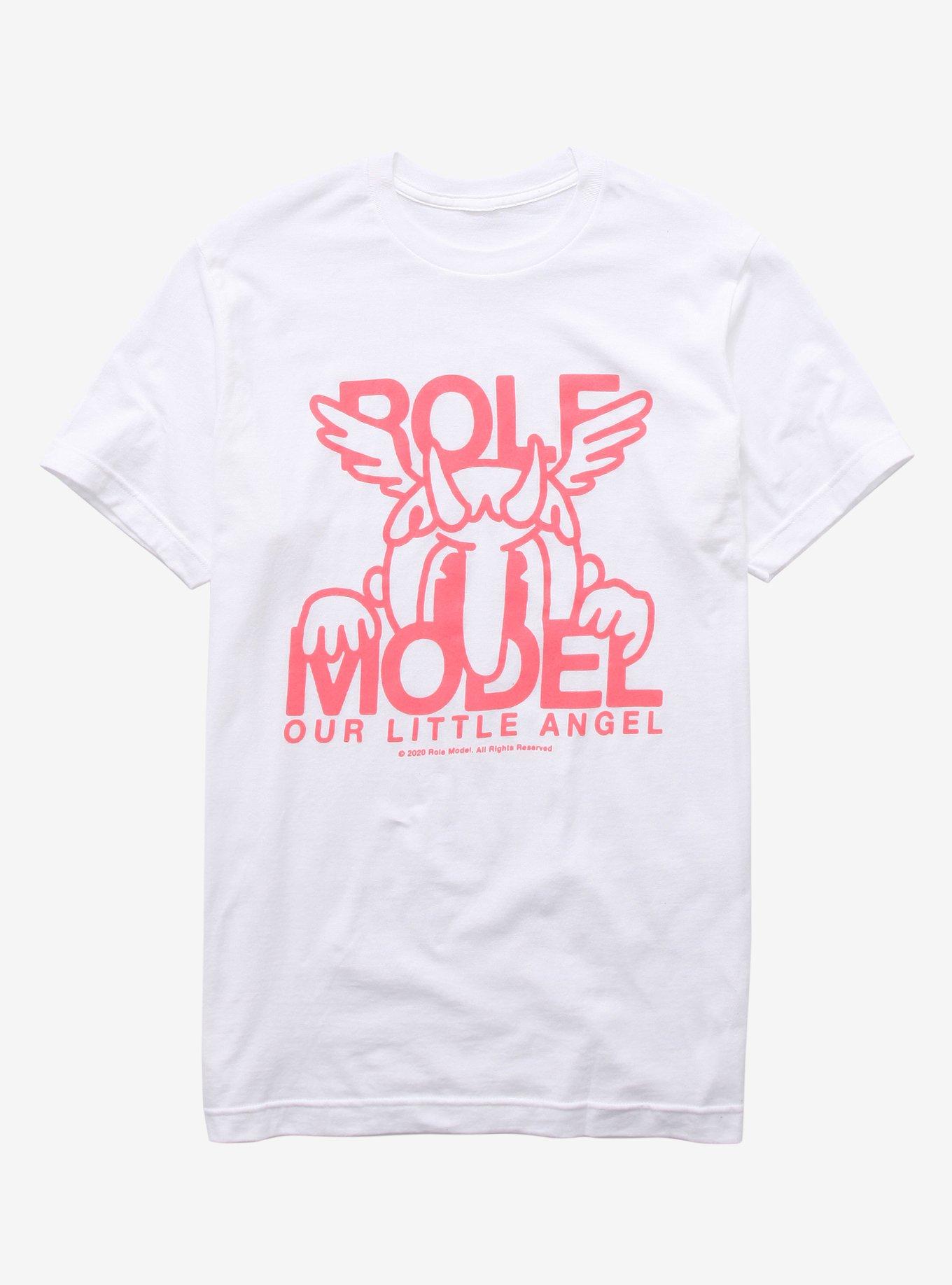 ROLE MODEL Our Little Angel T-Shirt, BRIGHT WHITE, hi-res