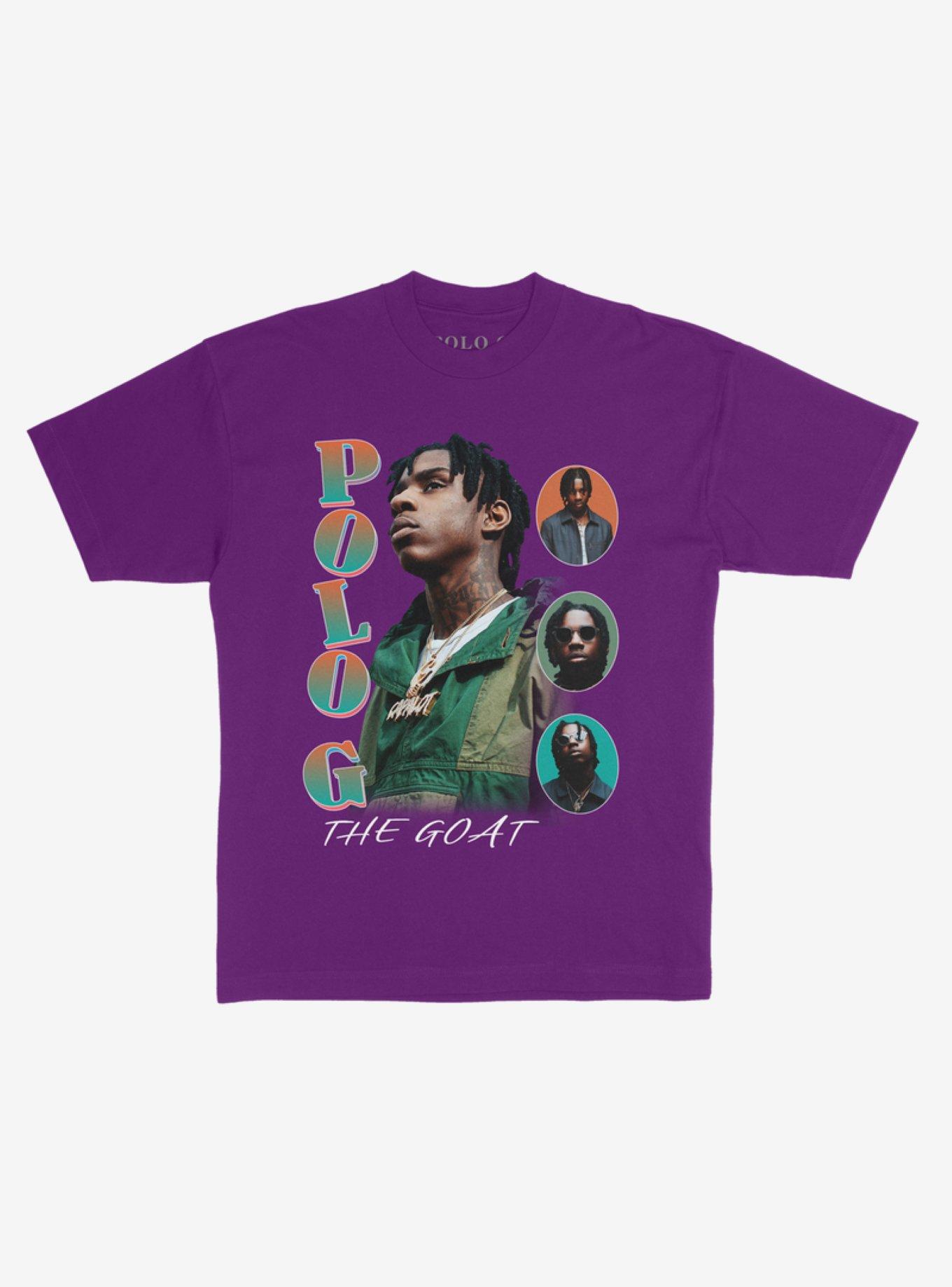 Polo G The Goat Purple T-Shirt, PURPLE, hi-res