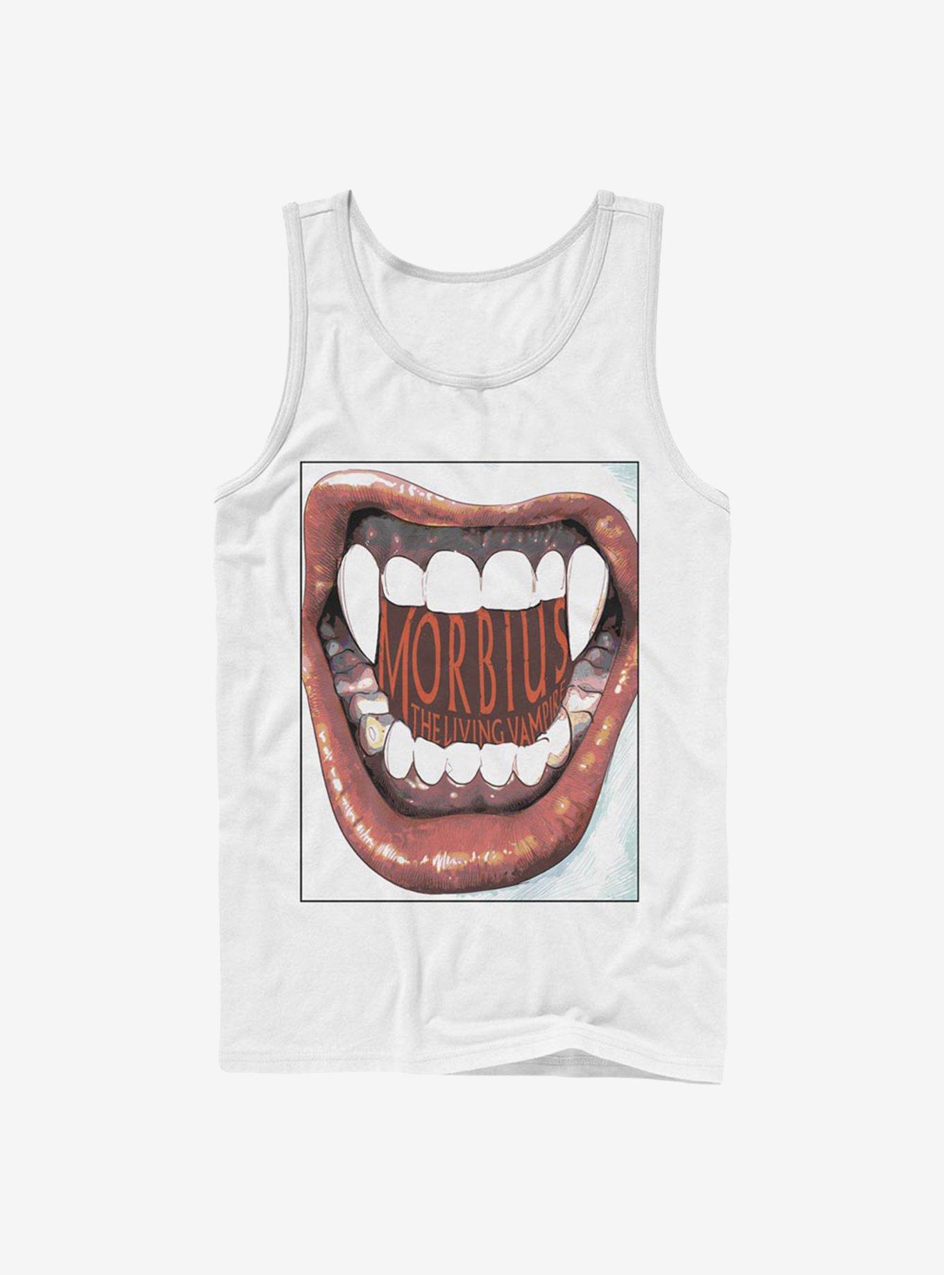 Marvel Morbius Teeth Tank, WHITE, hi-res