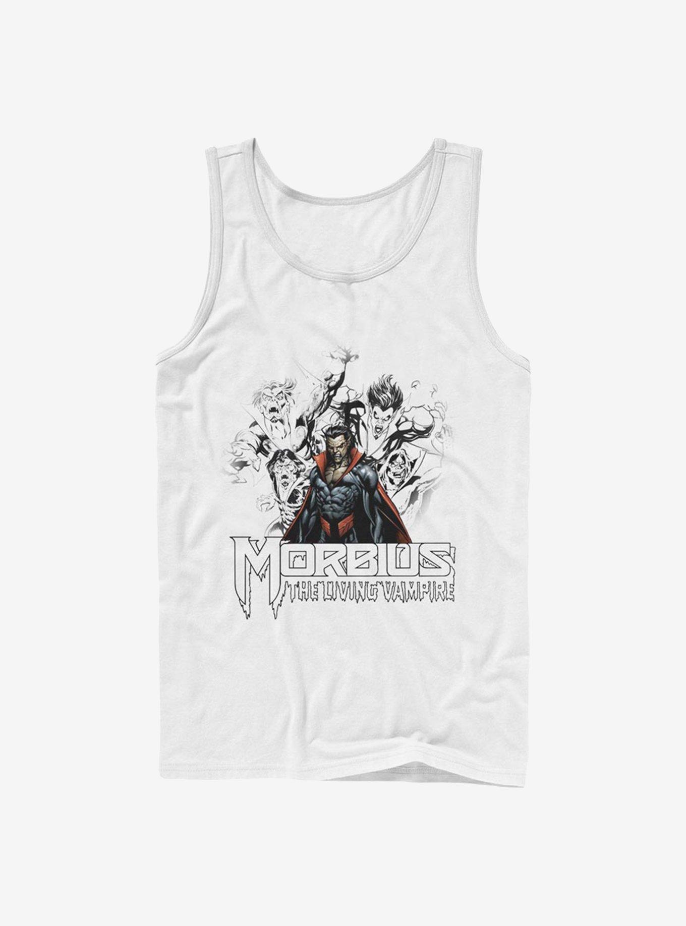 Marvel Morbius Vampire Sketch Tank, WHITE, hi-res