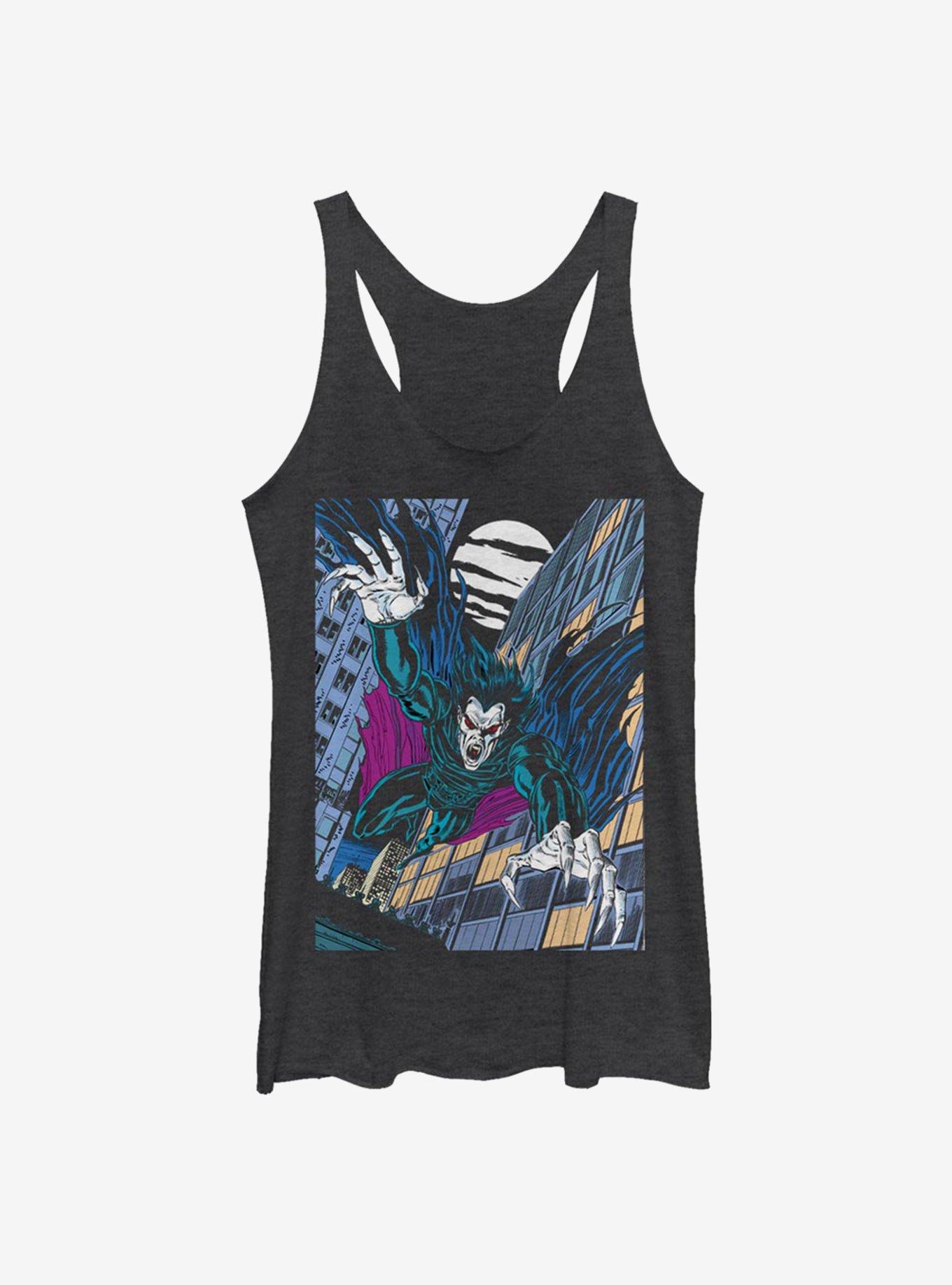 Marvel Morbius Vampire Flight Girls Tank, BLK HTR, hi-res