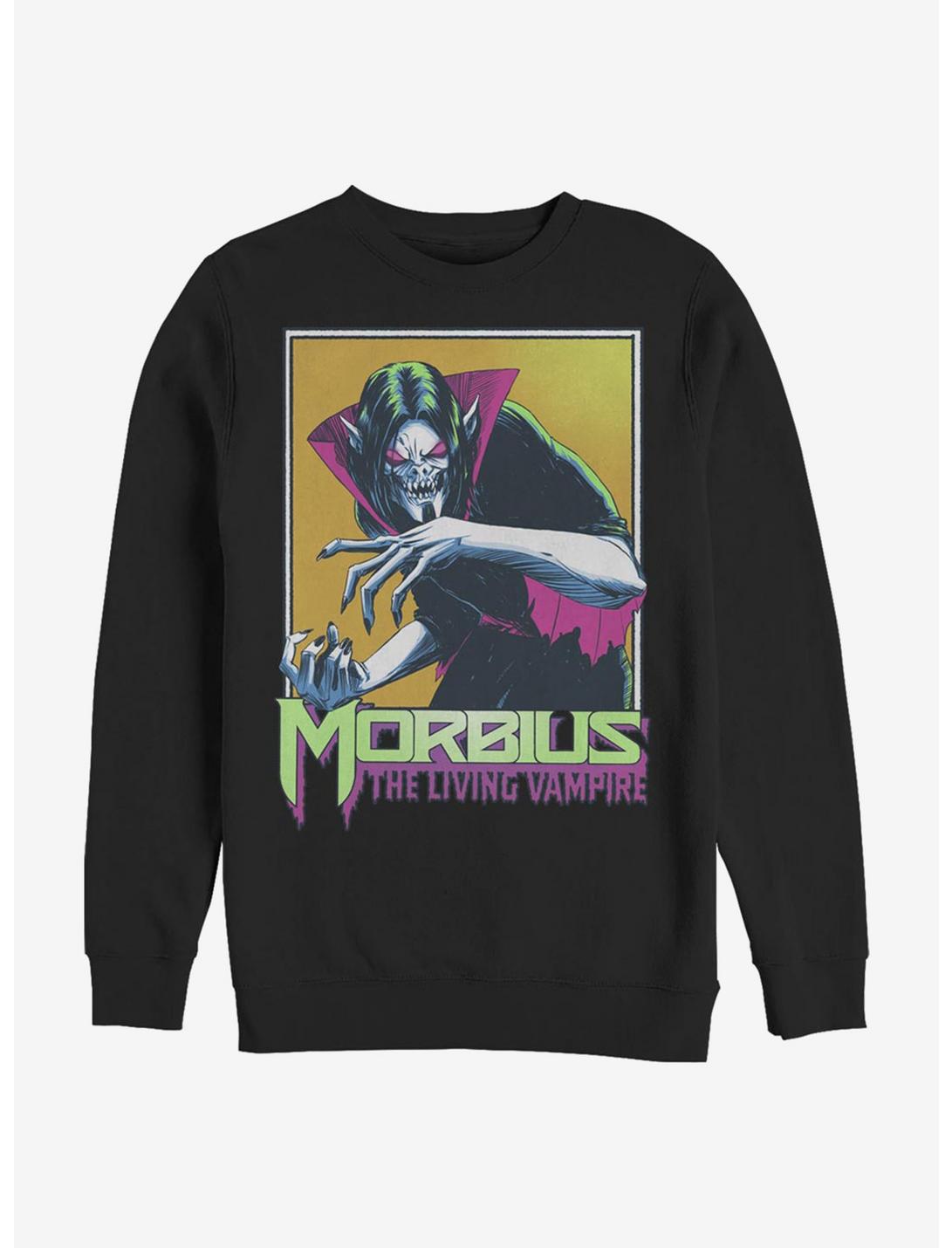 Marvel Morbius Framed Morbius Crew Sweatshirt, BLACK, hi-res