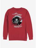 Marvel Morbius Friendly Vampire Crew Sweatshirt, RED, hi-res