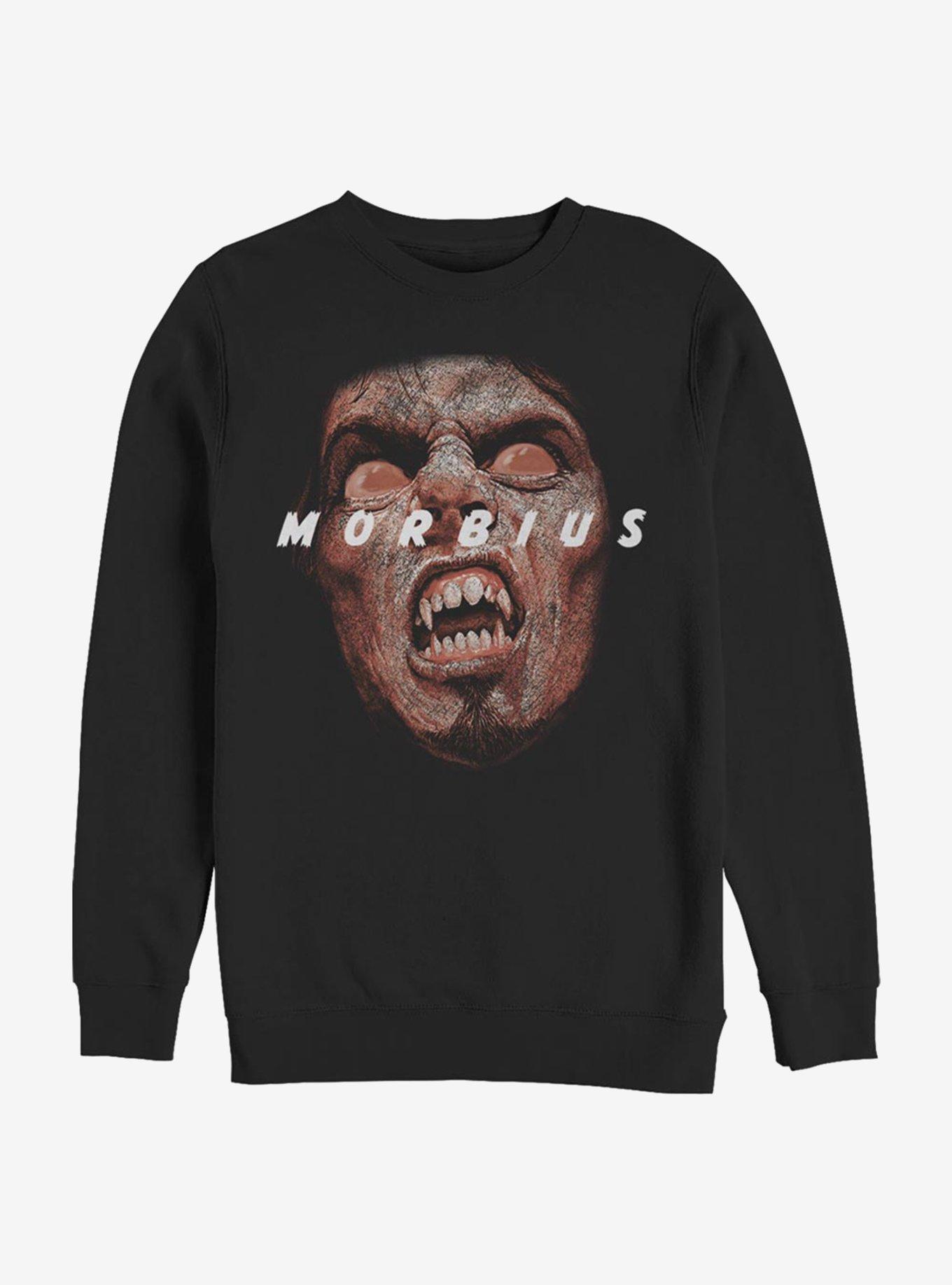 Marvel Morbius Deadly Face Crew Sweatshirt, , hi-res