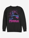 Marvel Morbius Neon Morbius Crew Sweatshirt, BLACK, hi-res