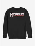 Marvel Morbius Vampire Bold Title Crew Sweatshirt, BLACK, hi-res