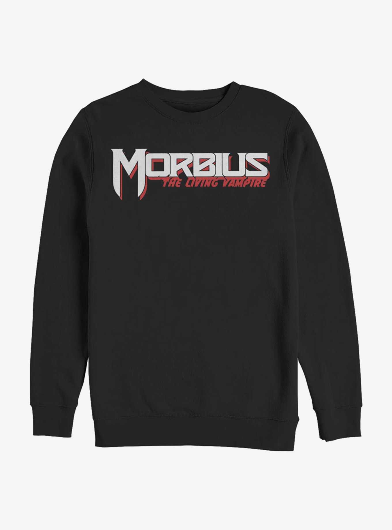 Marvel Morbius Vampire Bold Title Crew Sweatshirt, , hi-res