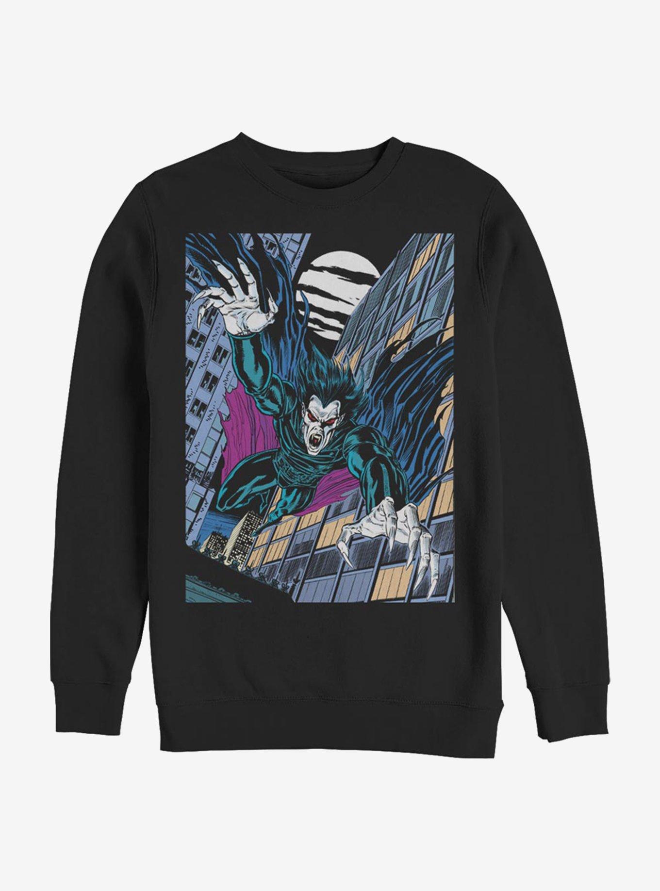 Marvel Morbius Vampire Flight Crew Sweatshirt, , hi-res