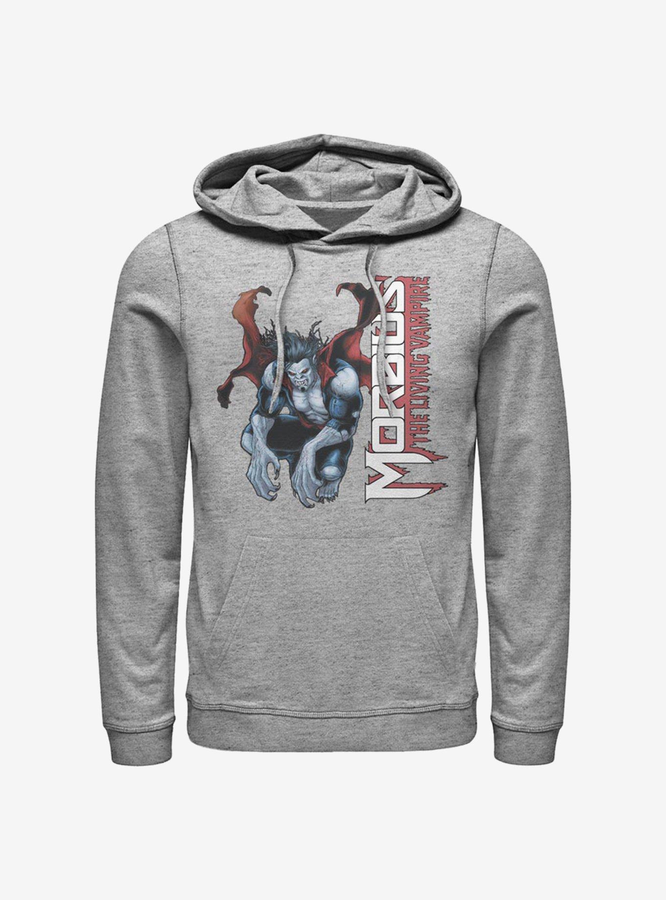 Marvel Morbius Hero Shot Hoodie, ATH HTR, hi-res