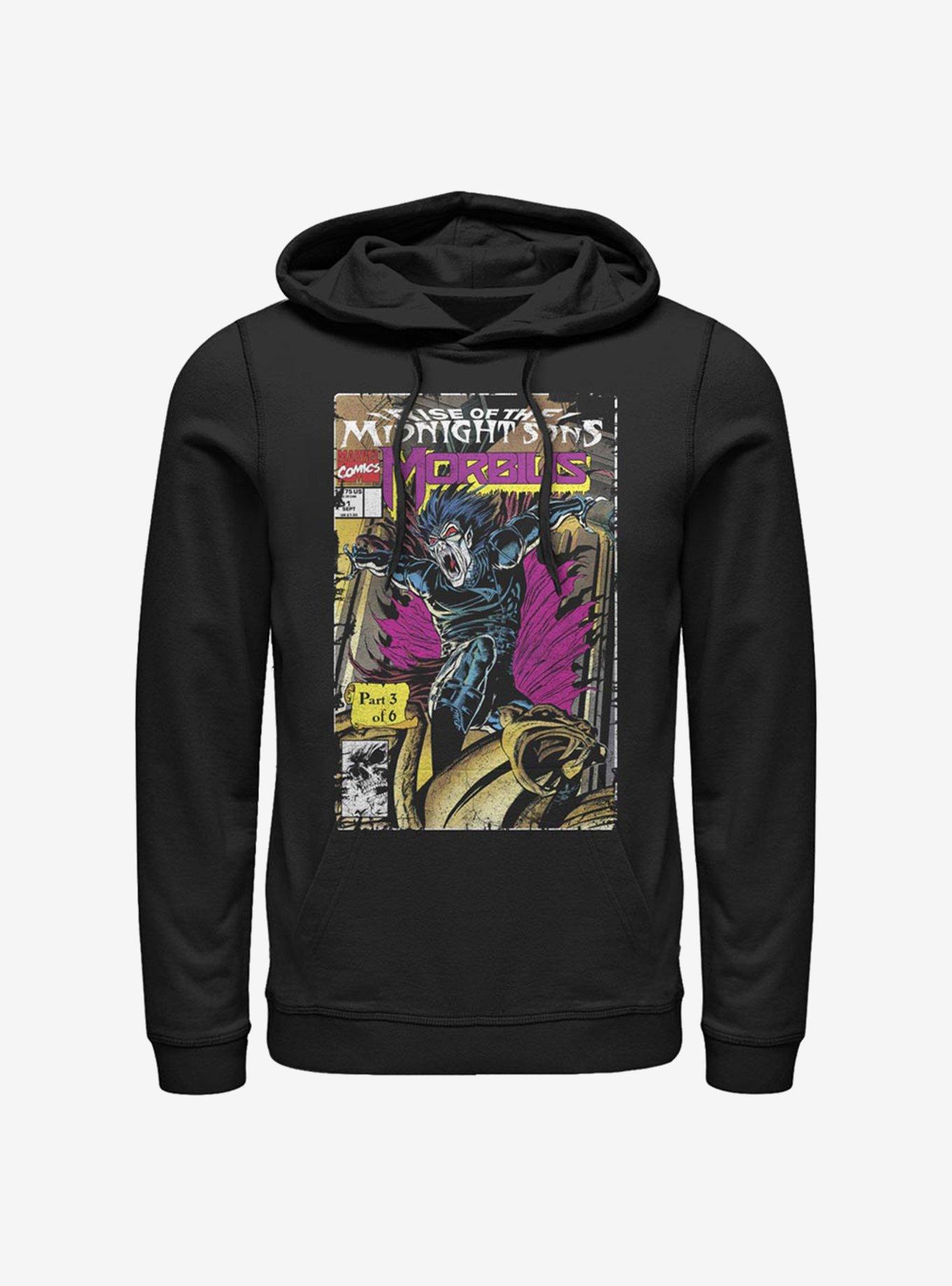 Marvel Morbius Comic Cover Hoodie, BLACK, hi-res