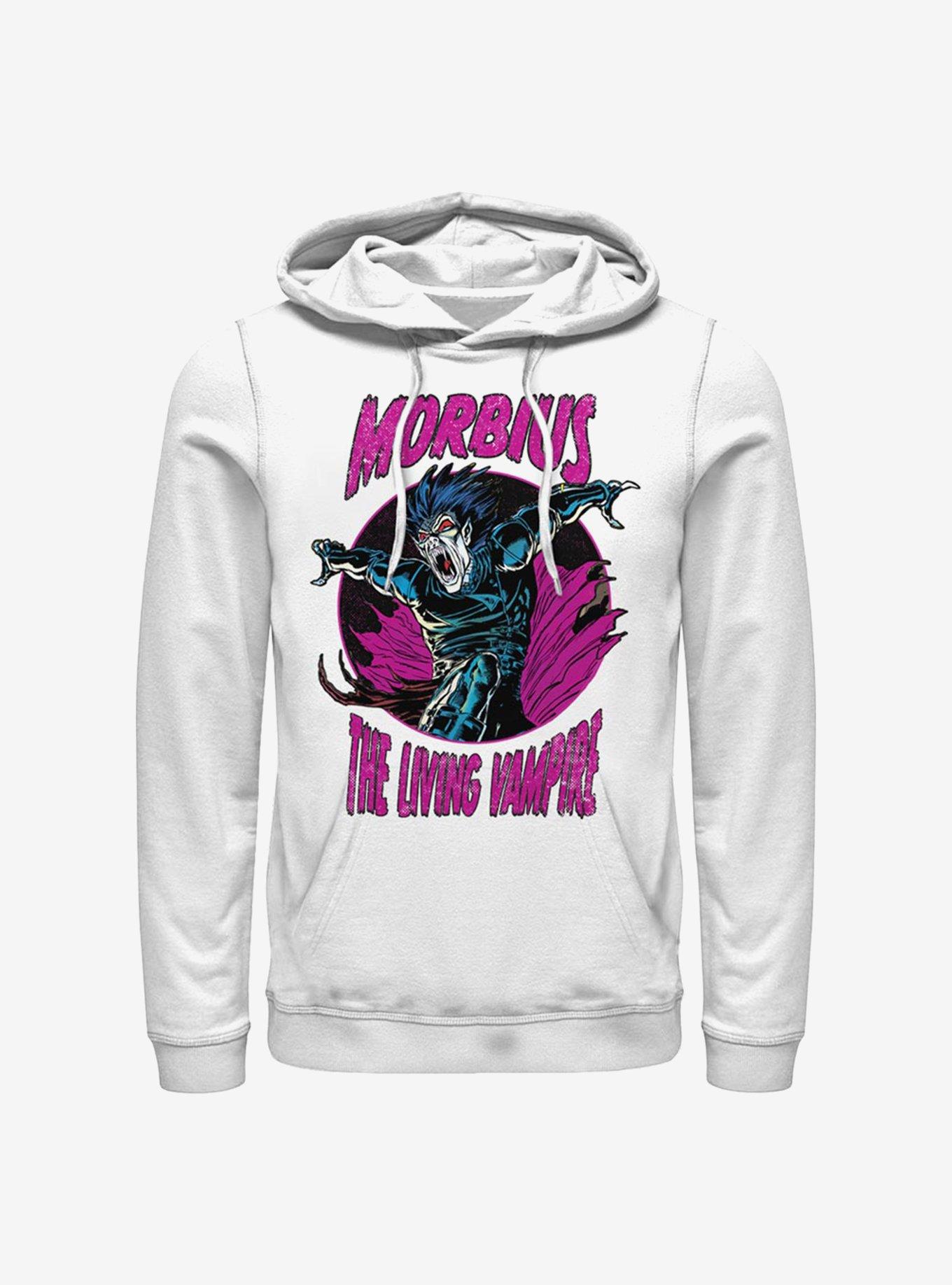 Marvel Morbius The Living Vampire Hoodie, WHITE, hi-res