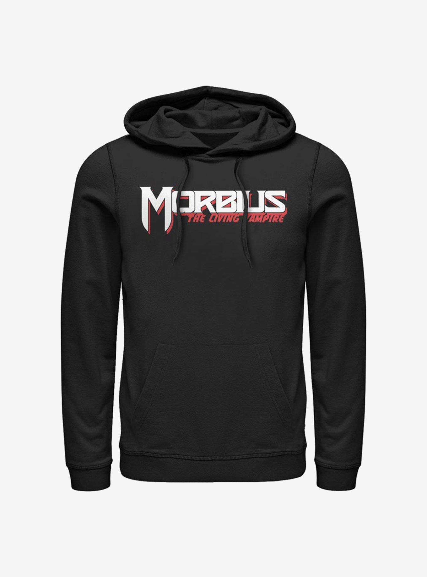 Marvel Morbius Vampire Bold Title Hoodie, BLACK, hi-res