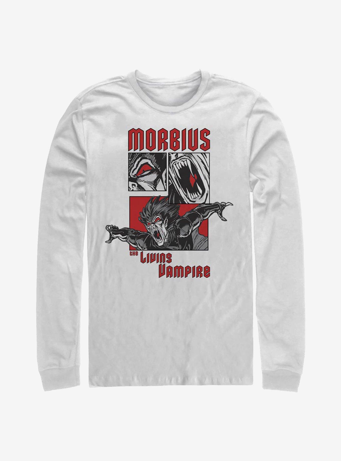Marvel Morbius Comic Panels Long-Sleeve T-Shirt