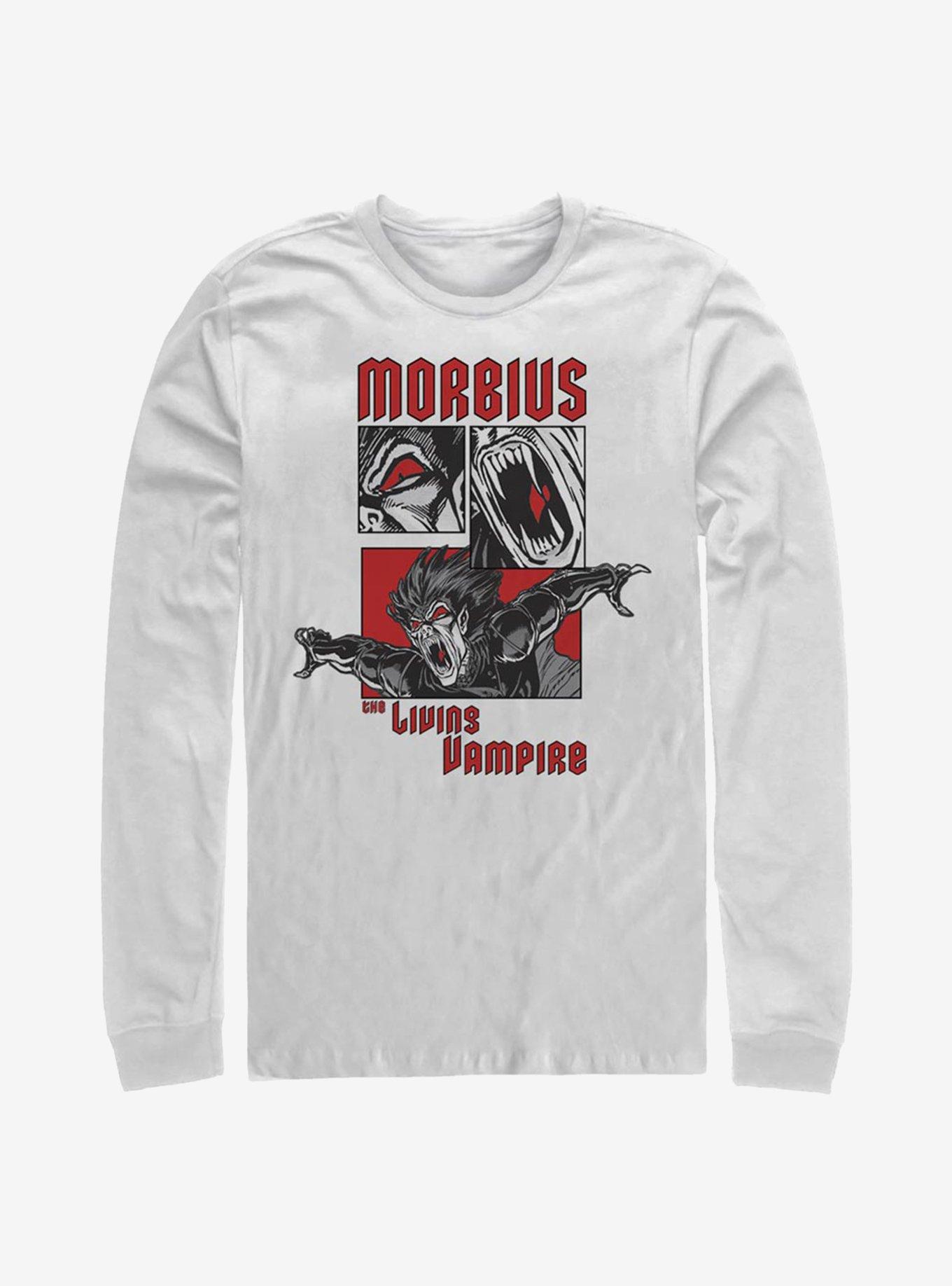 Marvel Morbius Comic Panels Long-Sleeve T-Shirt, , hi-res