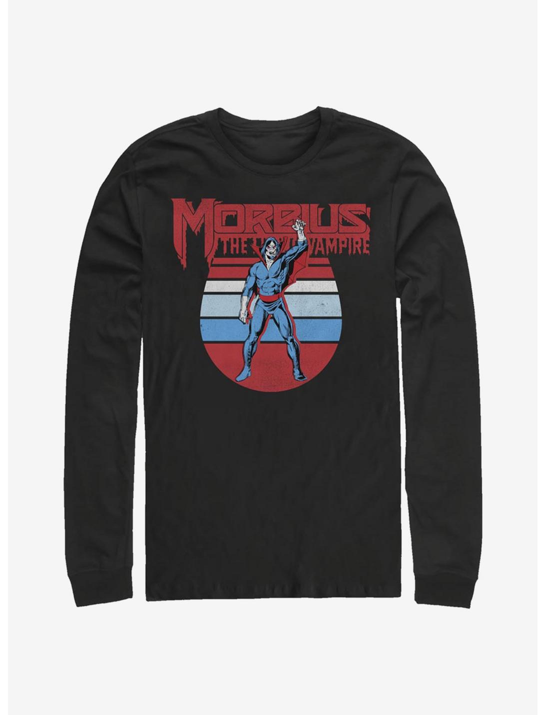 Marvel Morbius Retro Morbius Long-Sleeve T-Shirt, BLACK, hi-res