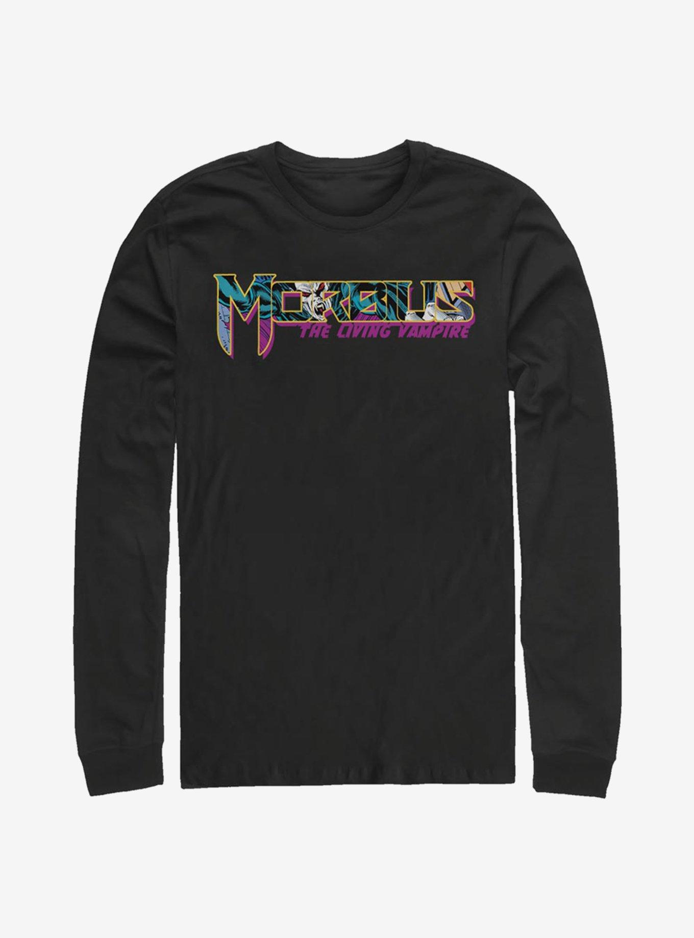 Marvel Morbius Vampire Fill Title Long-Sleeve T-Shirt, , hi-res