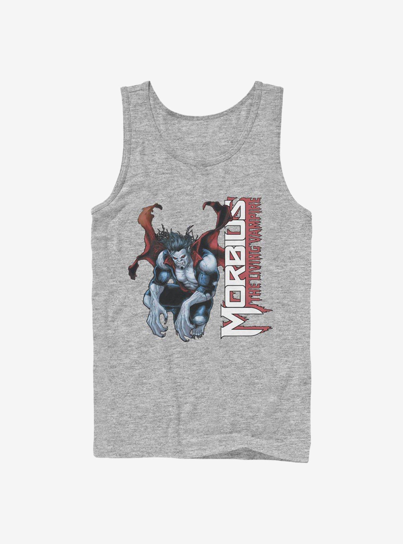 Marvel Morbius Hero Shot Tank - GREY | Hot Topic